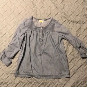 CRAZY 8 girl lightweight denim top
